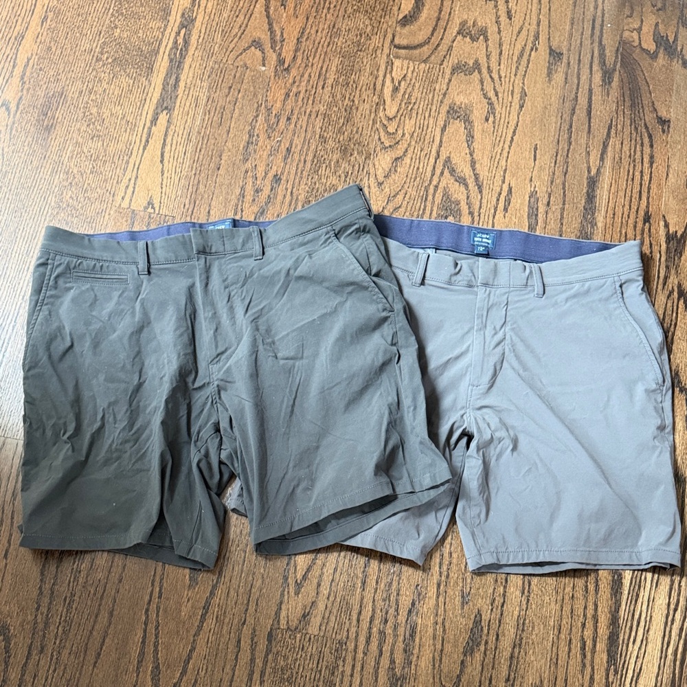 Jcrew tech short bundle Men's Casual Stretch Shorts - Gray